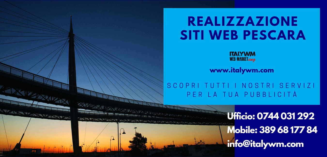 Realizzazione siti web Pescara italy web marketing
