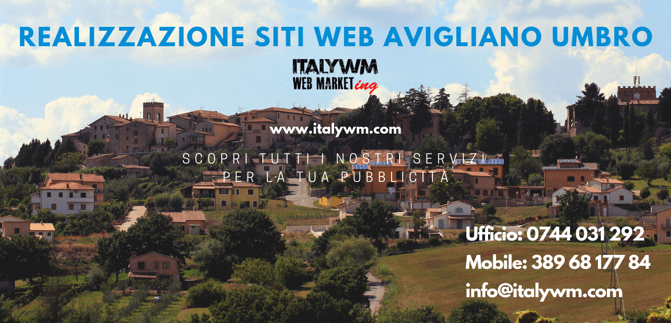 Realizzazione siti web Avigliano Umbro italy web marketing