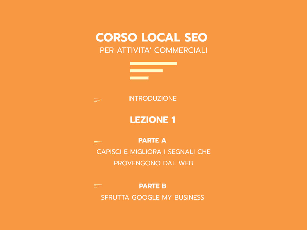 Corso Local Seo 2020 parte B - Italy Web Marketing