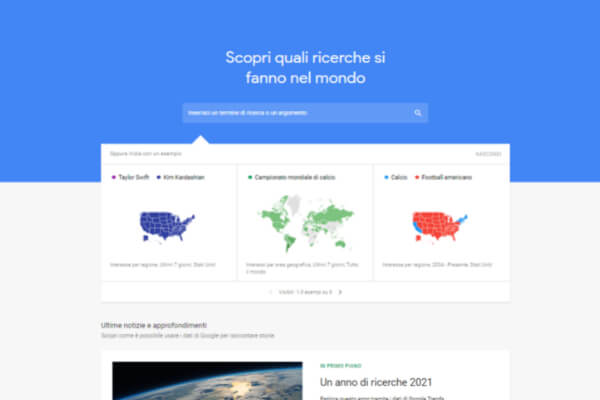 Google trends Italy WM