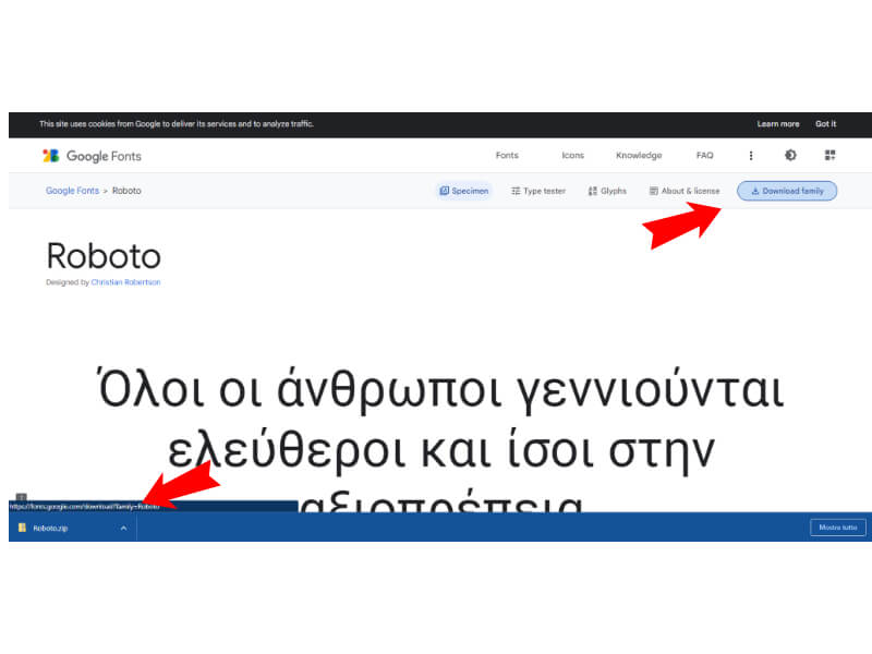 Download font google Italy WM Download font google Italy WM