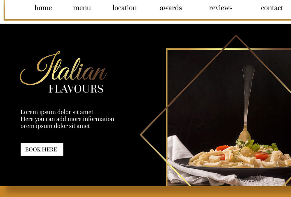 Esempio sito web ristorante