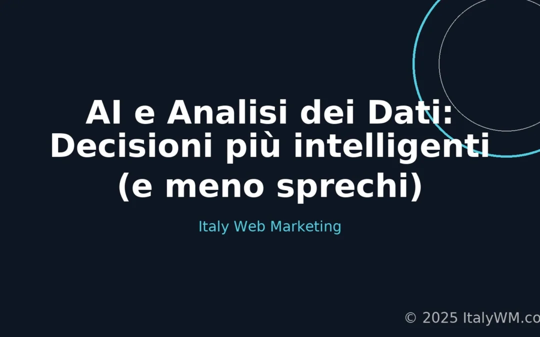 AI e analisi dei dati