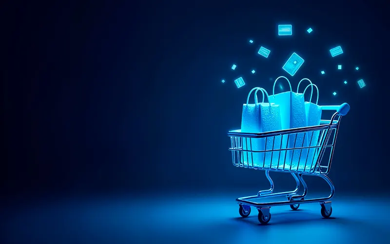 Mappa interattiva su tablet che mostra le consegne locali dirette da un e-commerce di prossimità aziendale